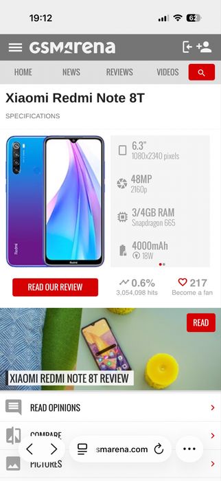 Xiaomi redmi note 8 T