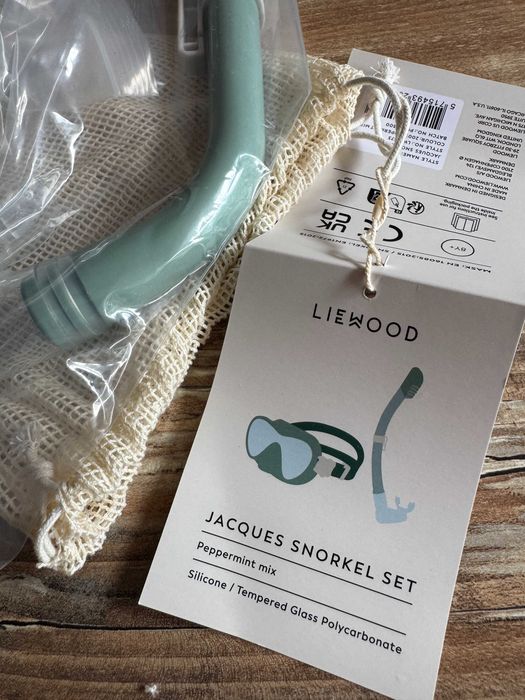 Нов комплект за детски шнорхел Liewood Jacques Peppermint Mix