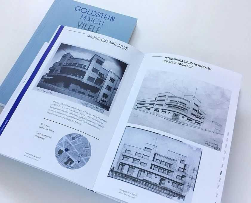Goldstein Maicu - Vilele moderne Constanta 1931-1940 (tiraj: 700 ex.) modernism art deco arhitectura interbelica Horia vila litoralul de altadata RARA