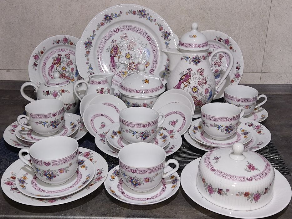 Сервиз чайный Павлины.ГДР