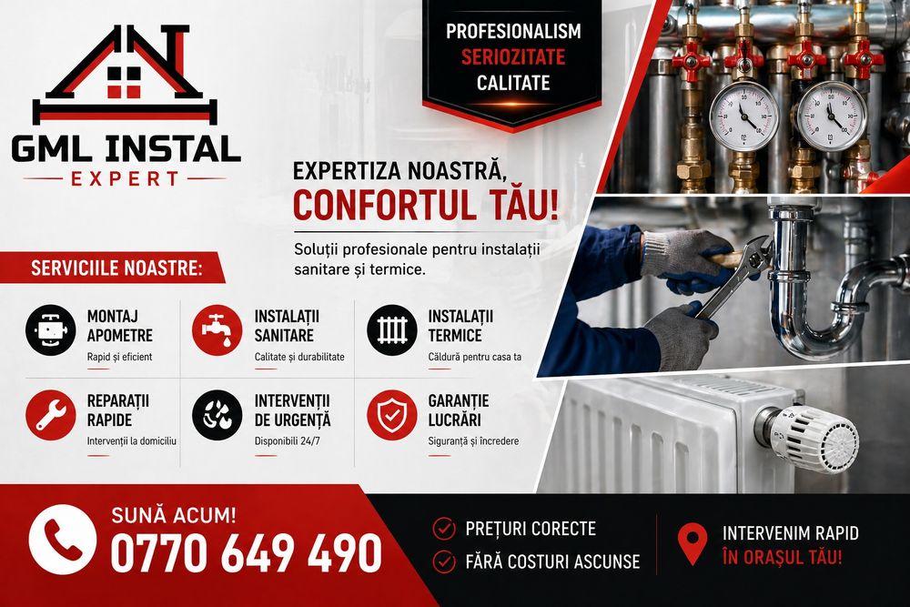 Instalator sanitar București