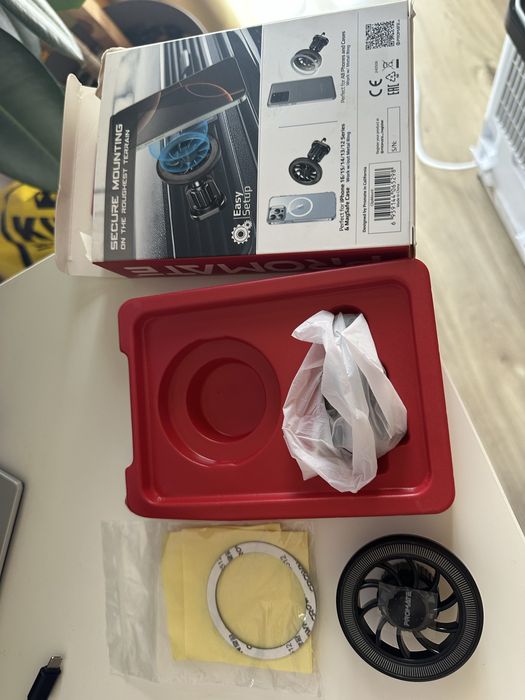 Suport auto telefon MagSafe nou prindere ventilatie