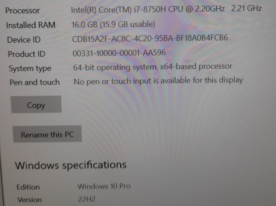 Laptop Gaming Lenovo Legion Y530 / intel core i7/144hz/GTX1050Ti/512gbssd/16gbram/15.6inchi
