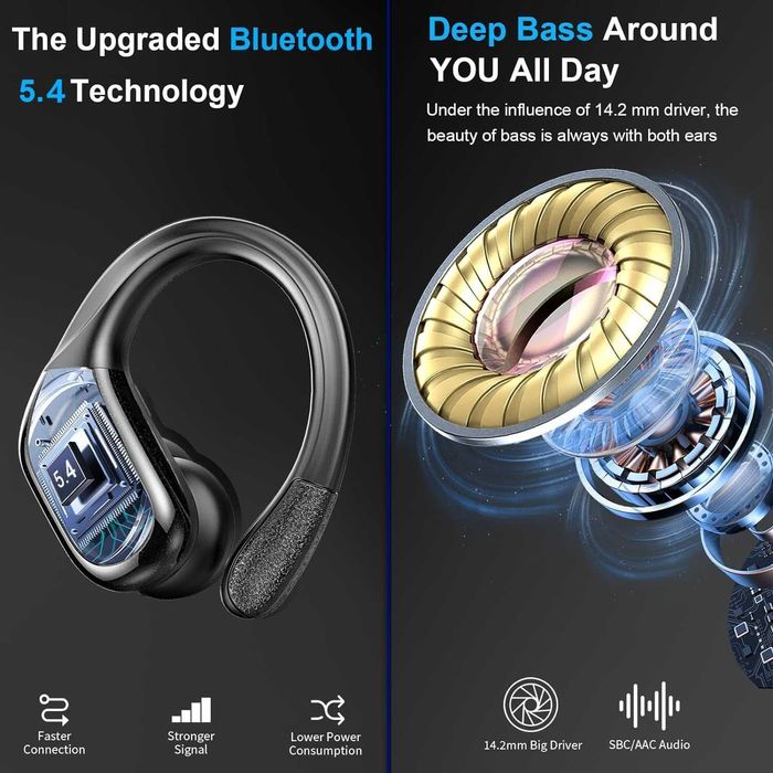 Безжични слушалки, 75 часа Bluetooth