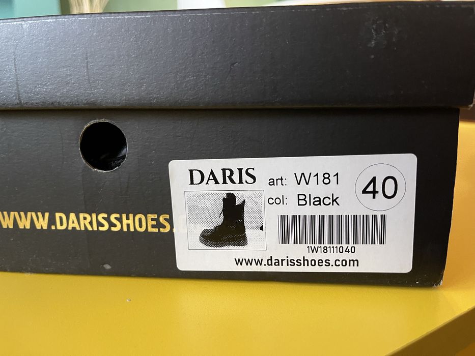 Чисто нови естествена кожа кубинки/боти Daris