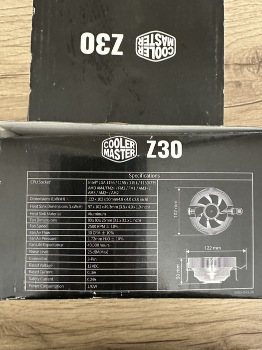 Кулер для процессора Cooler Master Z30
