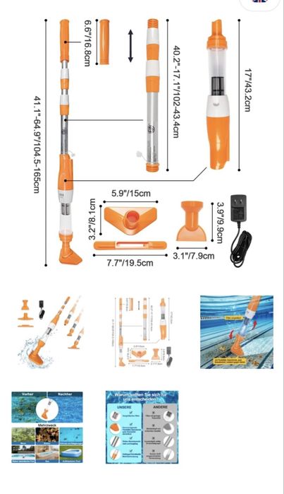 Прахосмукачка за басейн Poolypoly