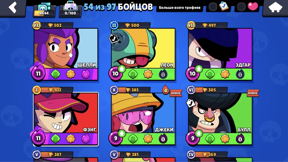 Аккаунт бравл старс , 8к кубков