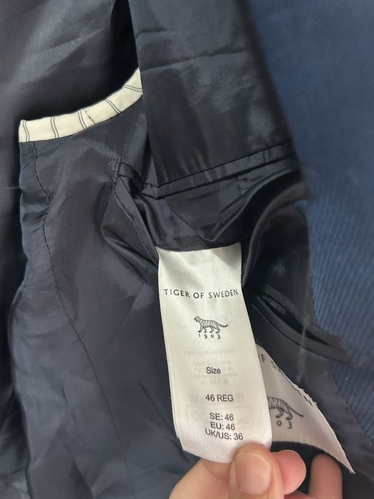 Sacou bărbați 98% lână Tiger of Sweden slim fit 46