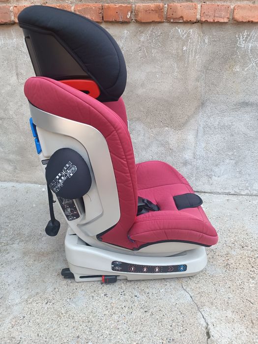 KIKKA BOO Стол за кола 0-36 кг. 4 STRONG ISOFIX Raspberry