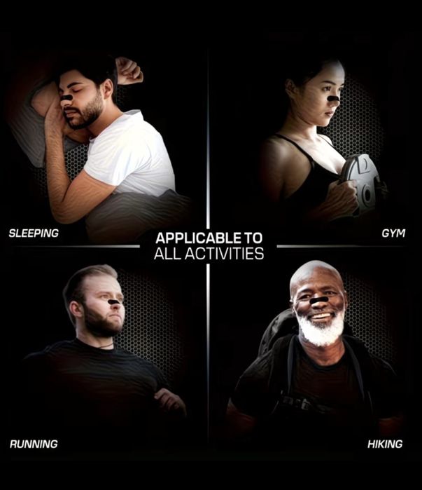 Спортни ленти за нос, осигуряващи по-добро дишане при спорт и сън.