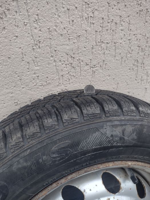 Jante tabla+cauciucuri m+s R13 165/70