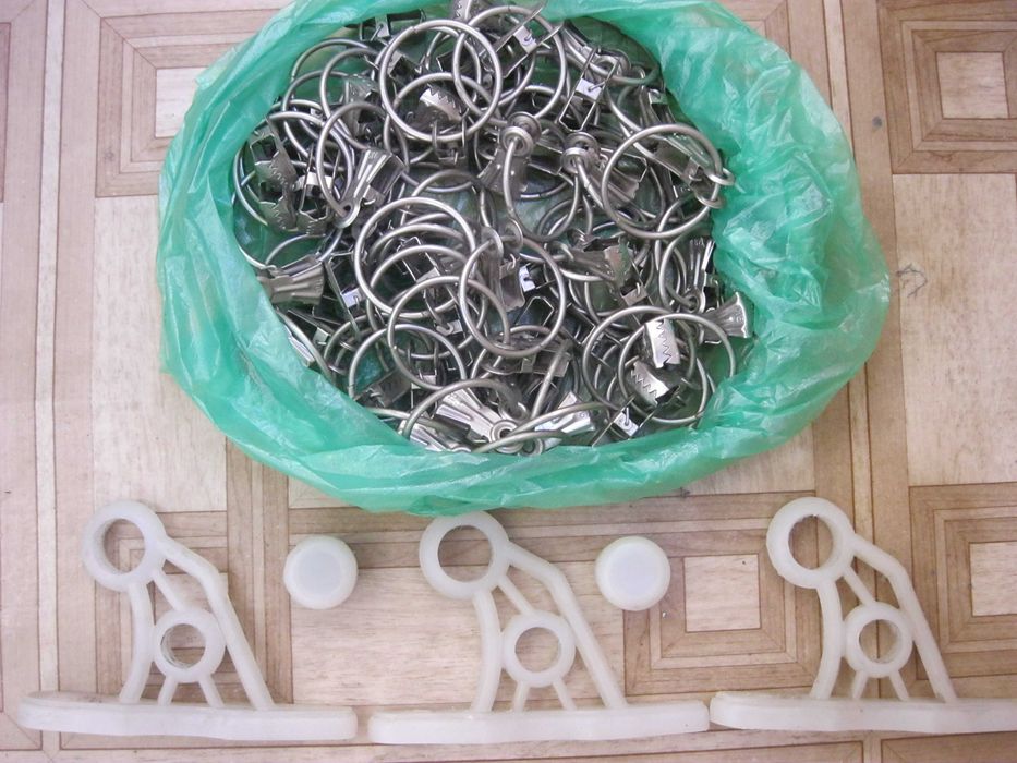 Шторы разные. Крепления для гардин