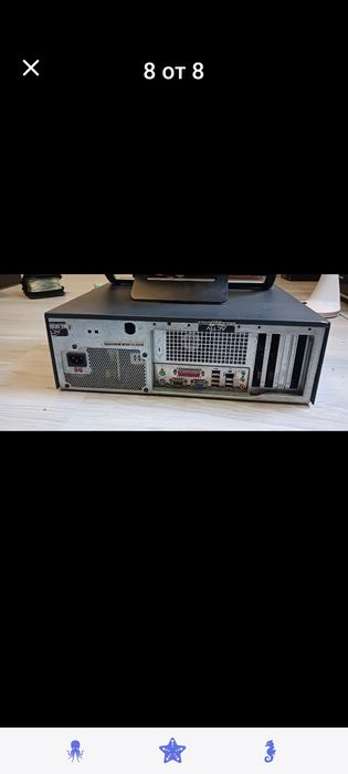 Продавам настолен  и монитор