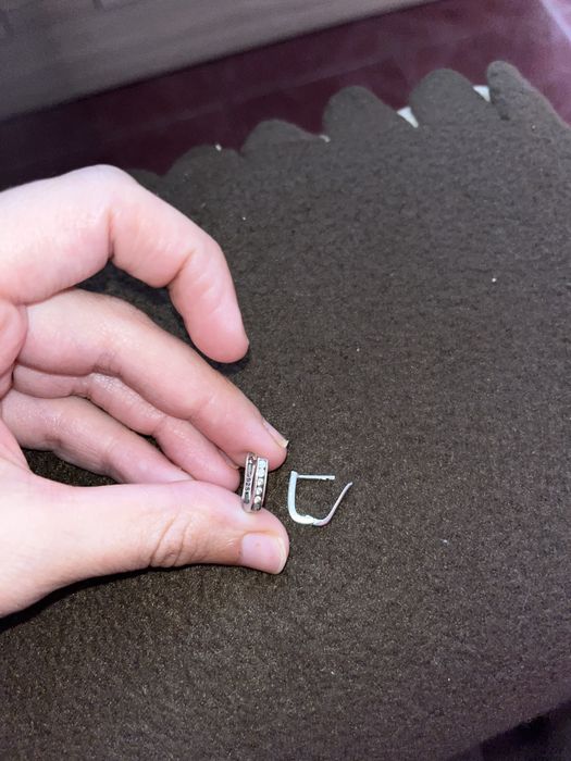 Сребърни обеци 925