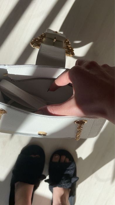 geanta alba versace