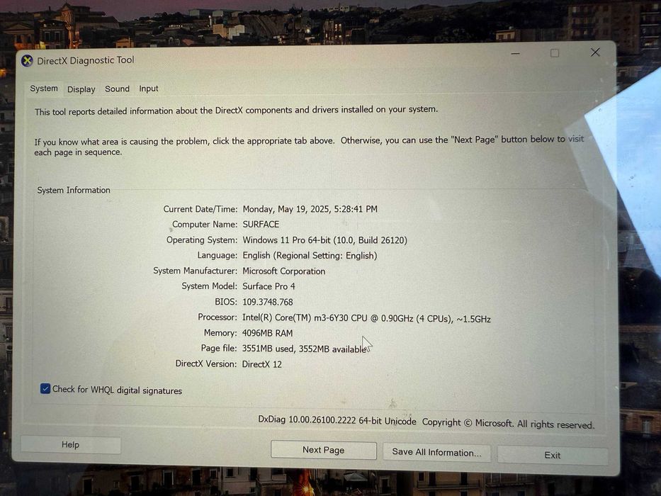 Microsoft Surface Pro 4