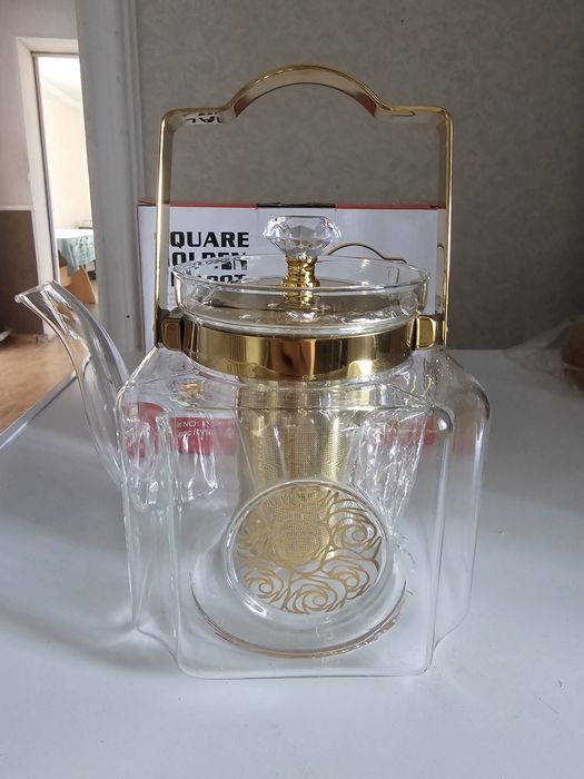 стеклянный заварочный чайник