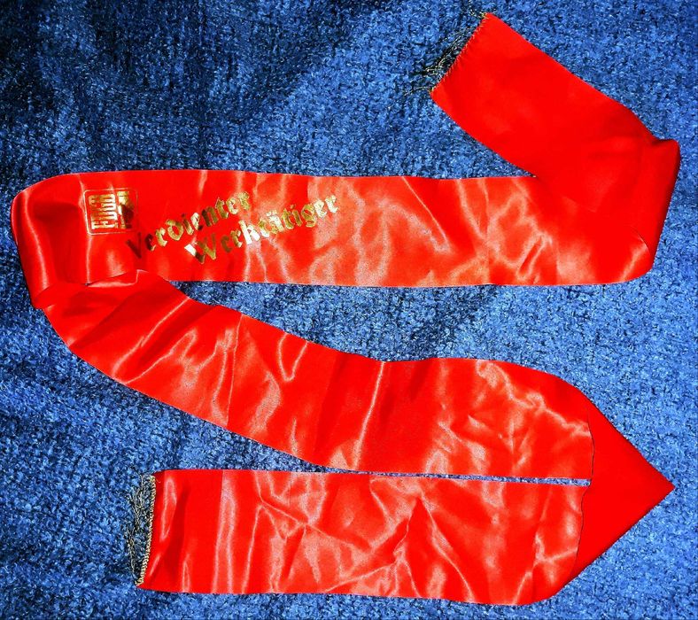 лента на почетен работник FDGB. ГДР