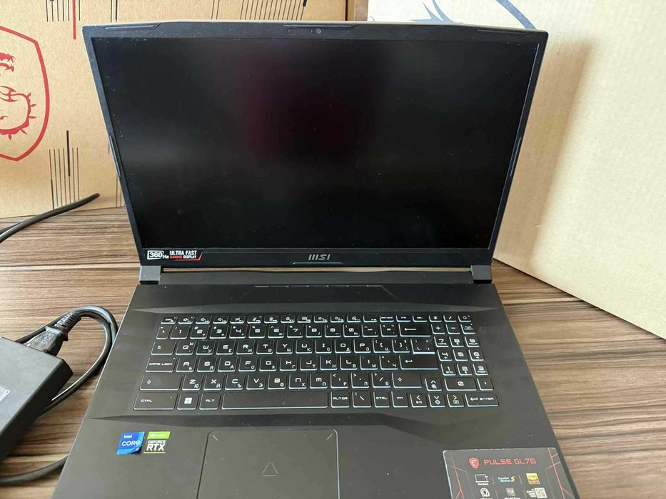 Геймърски лаптоп! i7  4.70GHz, 32Gb Ram и RTX 3060 с 360Hz дисплей!