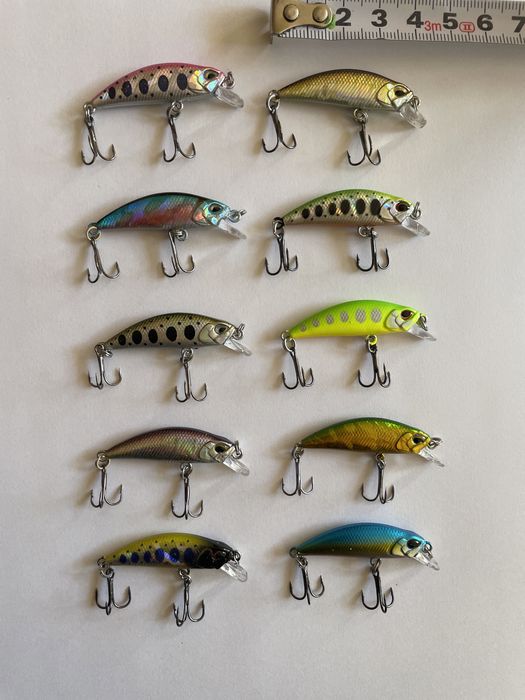 Воблери за пъстърва, кефал костур 10бр