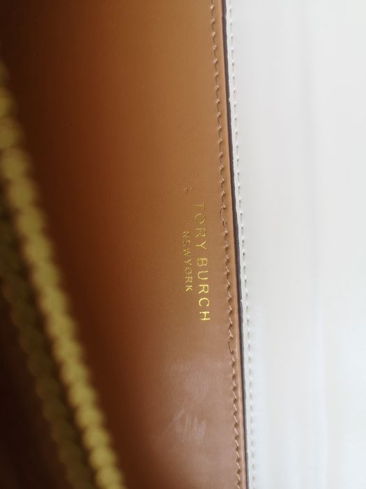 Tory Burch, чанта кожа и текстил.