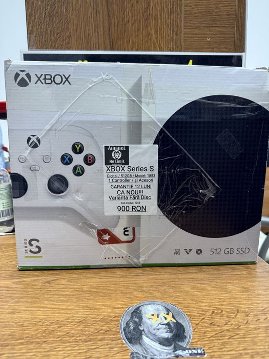 Consola XBox Serie S CA NOU 512GB Full Box , AMANET NO LIMIT.