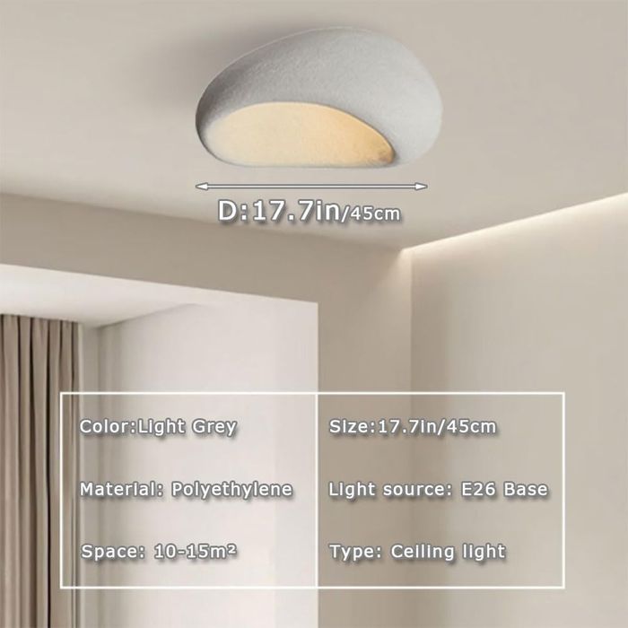 Таванна лампа невисяща Wabi sabi 35 см