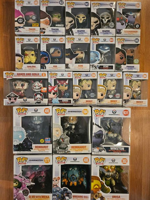 Games Funko pop - Blizzard, Witcher, Assassin's Creed, God of War и др