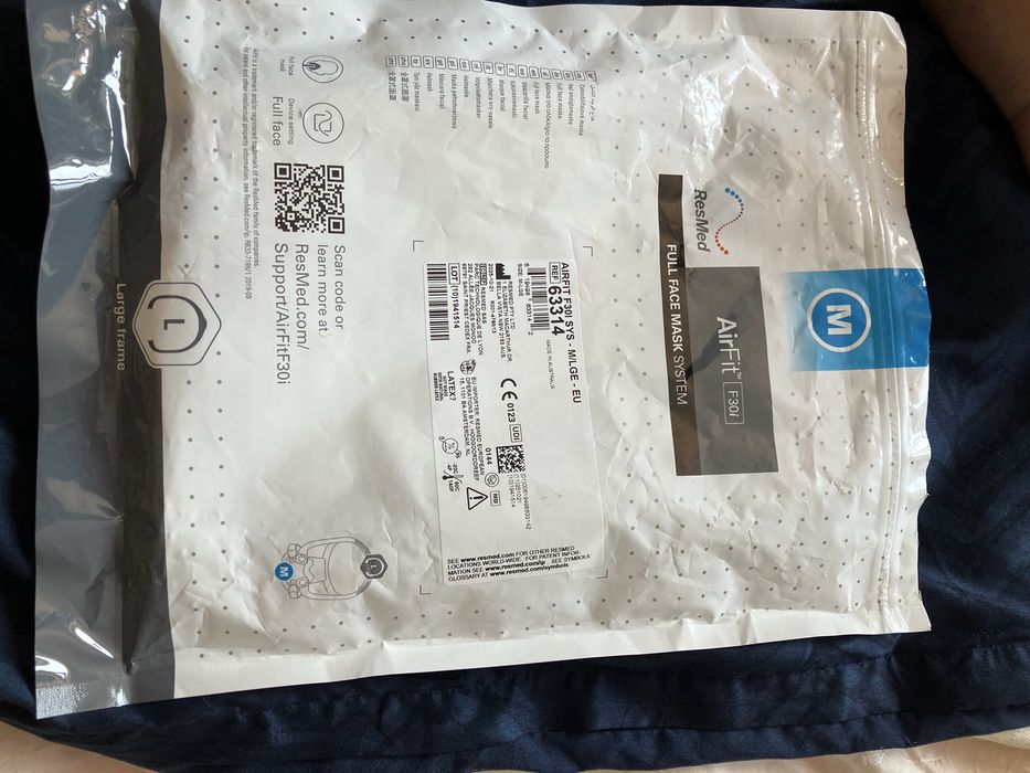 139£/Masca APNEE  full face ResMed AirFit F30i