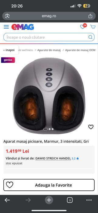 Aparat nemtesc Marnur masaj de picioare