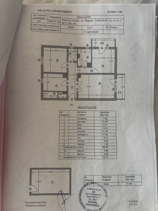 De Vanzare Apartament