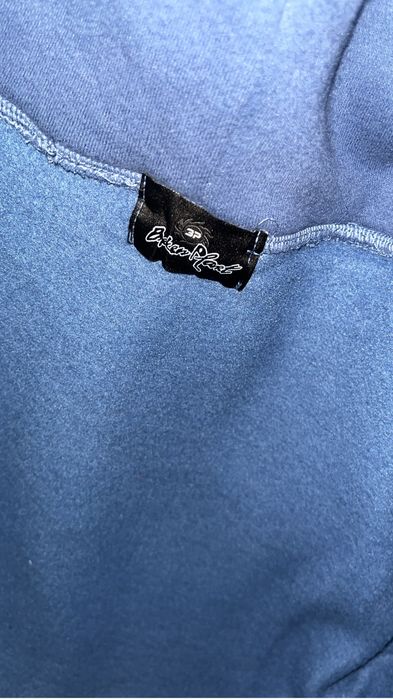 Broken planet zip blue