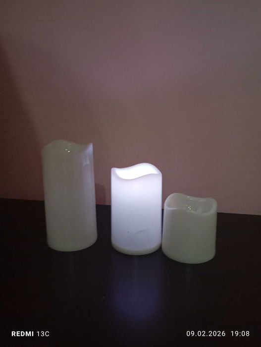 Лед сещи.Нови на батерии.