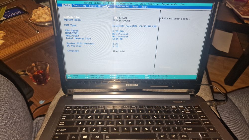 Toshiba Satelite ultrabook U945 - Defect