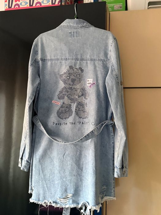 Rochița -sarafan casual denim fete 15-16 ani