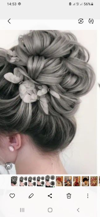 Парик-Заколка из волос ,