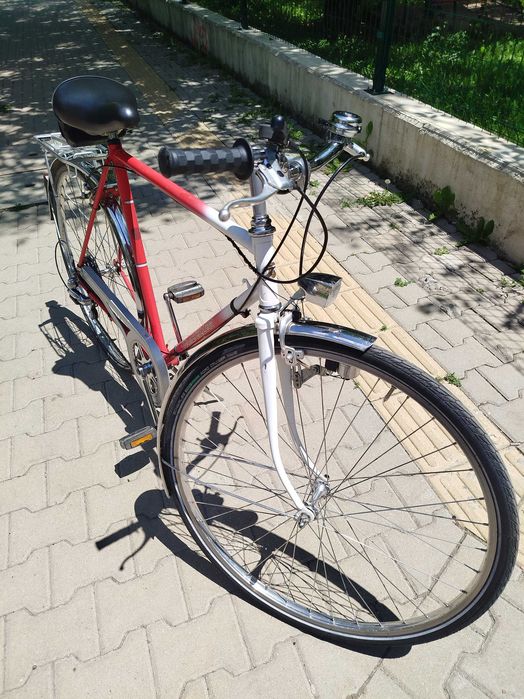 *Немски Градски Ретро винтидж  Traveller 28''цола  6 скороси ретро Осветление  Внос Германия**