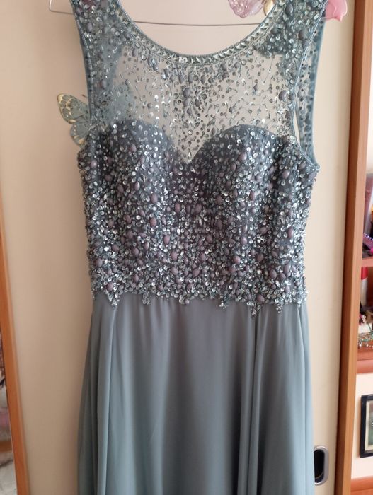 Официална рокля зелена