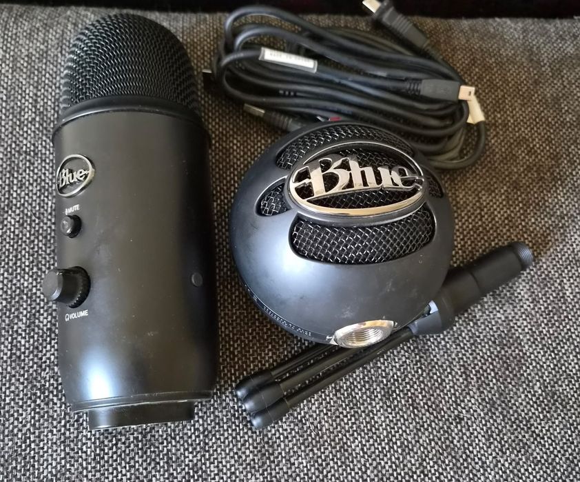 vand 2 x Microfon Usb Logitech Blue Yeti Professional si  Blue Snowball ICE