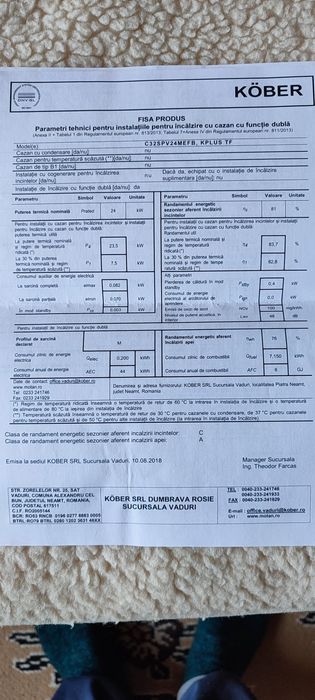 Centrala termica Motan 24 kw