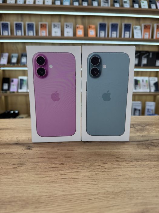 ‼️iPhone 16 128Gb Teal / Pink - Sigilat - Garantie 24 luni