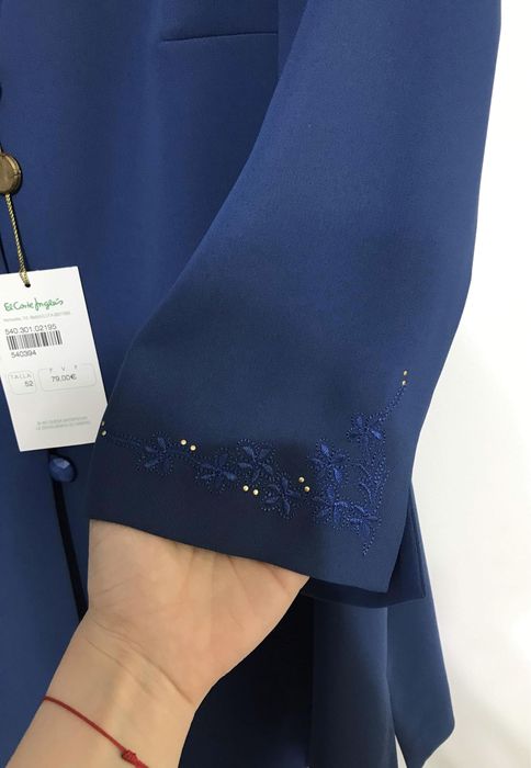 Sacou dama marime 52 sacou talla moda 52 sacou albastru 52 sacou xxl