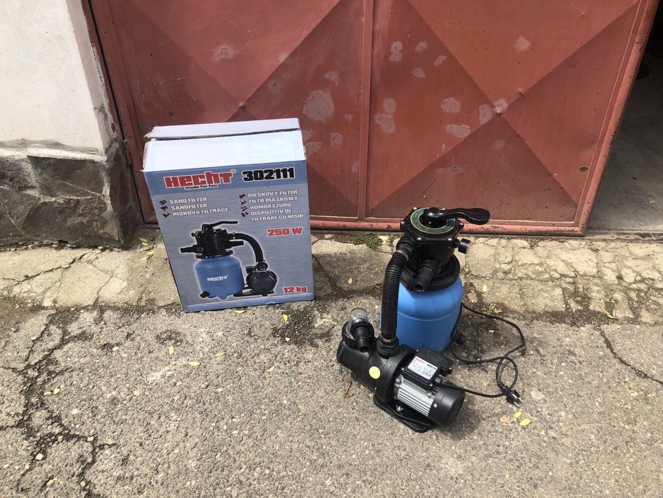 filtru nisip piscina hecht 302111 250 w 7 cai
