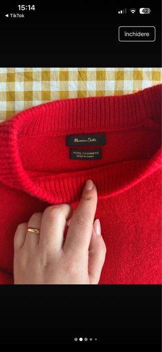 Pulover casmir massimo dutti femei