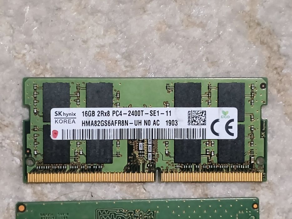 Memorii  RAM 16Gb și 8Gb  DDR4, pentru laptop