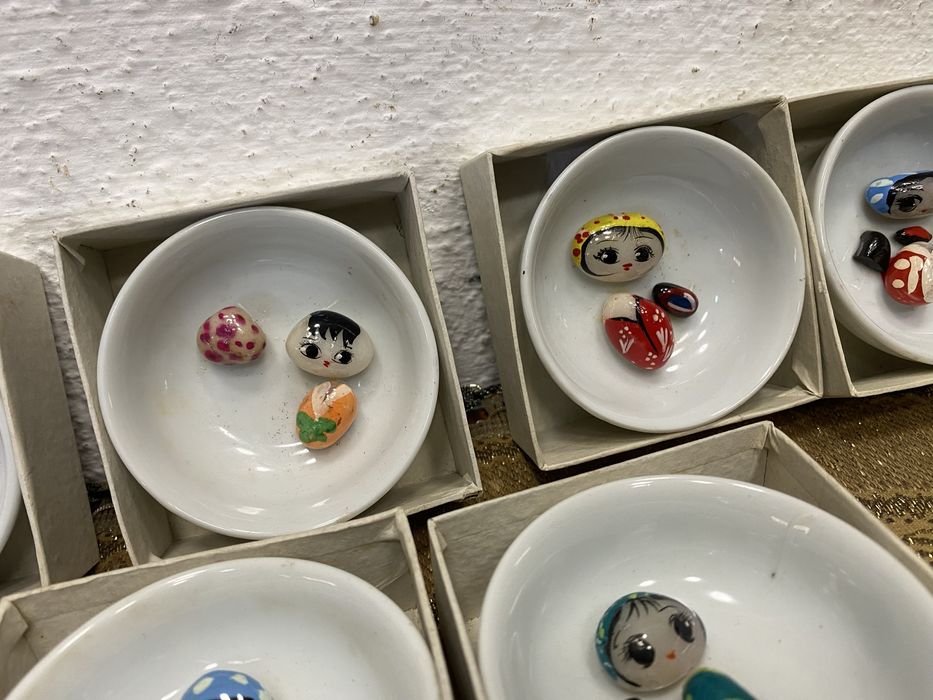 Френски порцеланови купички за декорация или за кукли