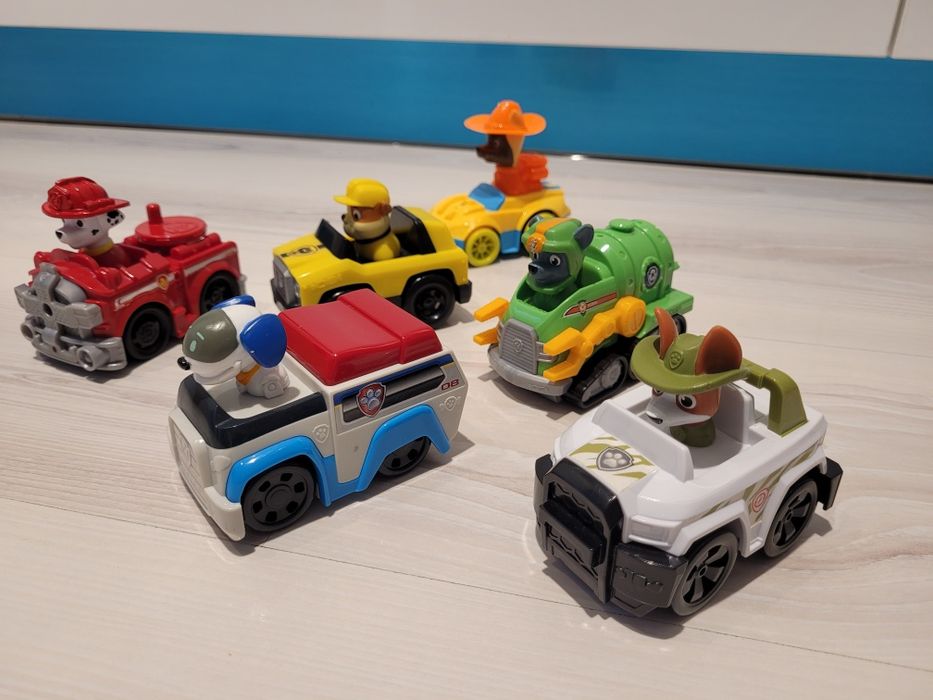 Set 6 mașini Paw Patrol