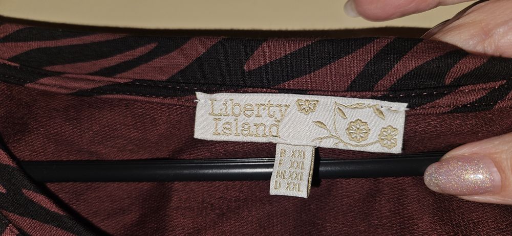 Нова блуза с паднало рамо, XXL