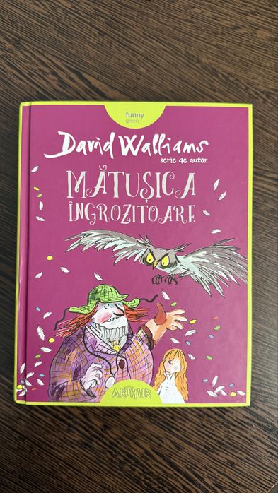 carti pentru copii „Mătușa mea îngrozitoare” de David Walliams